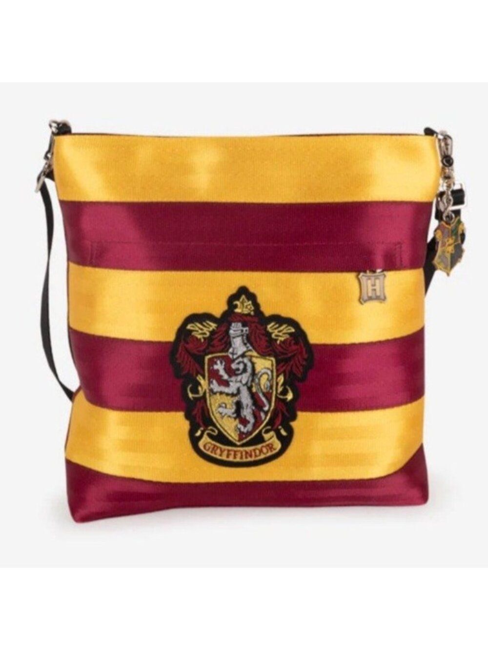 Harveys Harry Potter Gryffindor Striped Bag Crest Hogwarts Keychain Red Gold NWT